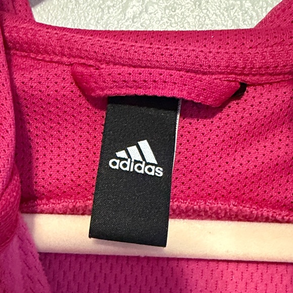 adidas Raspberry Full-Zip Hoodie - Picture 2 of 9